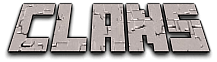 Clans in minecraft font